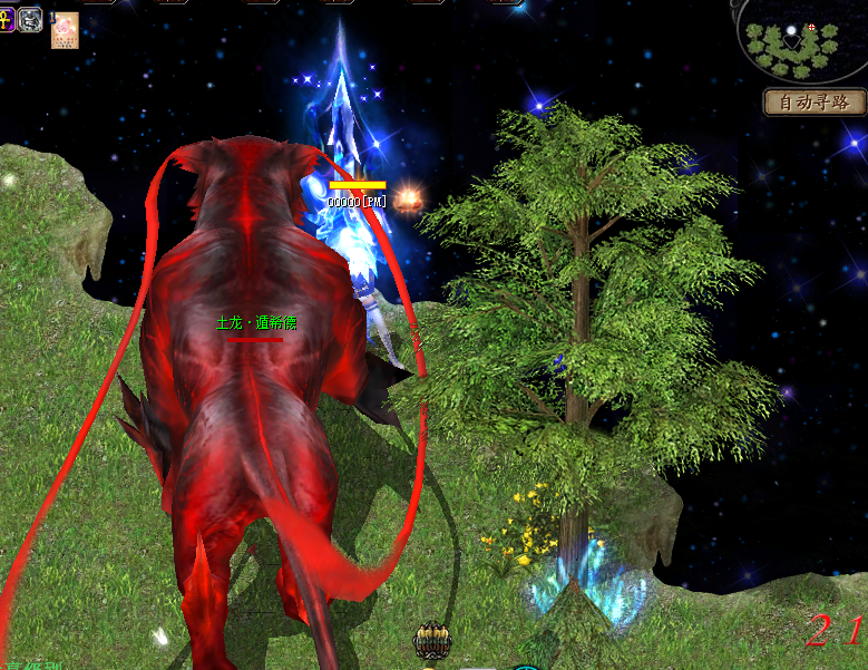 游戏主界面展示，显示角色和游戏地图